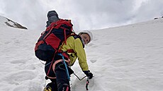 Závodnice na lyích a skialpinistka Karolína Grohová v lét zdolává...