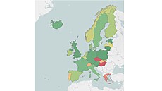 Prmrné ceny balík mobilních operátor ve vybraných státech v roce 2021 (v...