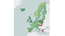 Prmrné ceny balík mobilních operátor ve vybraných státech v roce 2021 (v...