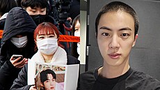 Nejstarí len k-popové skupiny BTS Jin nastoupil povinnou vojenskou docházku....