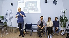 Producent Miloslav mídmajer pedstavuje projekt eské kino (5. prosince 2022).