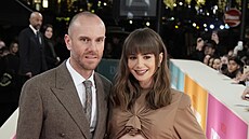 Charlie McDowell a Lily Collinsová (Pa�í�, 6. prosince 2022)