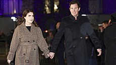 Princezna Eugenie a Jack Brooksbank (Londýn, 15. prosince 2022)
