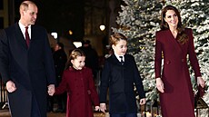 Princ William, princezna Charlotte, princ George a princezna Kate (Londýn, 15....