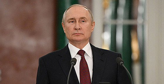 Ruský prezident Vladimir Putin v Moskv�. (22. prosince 2022)