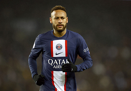 Brazilský fotbalista paíského St. Germain Neymar.