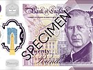 Nová bankovka s králem Karlem III. (20. prosince 2022)