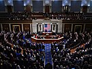 Ukrajinský prezident Volodymyr Zelenskyj pi projevu v americkém Kongresu (21....