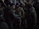 Ukrajinský prezident Volodymyr Zelenskyj navtívil msto Bachmut v Doncké...