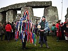 Zimní slunovrat u Stonehenge v jiní Anglii pitáhl rekordní davy. (22....
