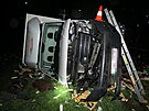 Nehoda osobn�ho vozu a dod�vky s pe�ivem u Ole�nice na Rychnovsku (23. prosince...