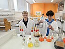 Nov laboratoe zvedly zjem student gymnzia na nmst T.G.M ve Zln o...