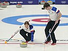 Zuzana Paulová a Tomá Paul v olympijském stetnutí se védskem