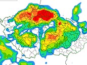Pravd�podobnost mrznoucích srá�ek pro st�edu 21. prosince 2022.