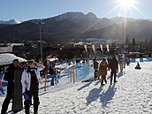 Vyhláené polské lyaské stedisko Zakopané zaplnili na Boí hod lyai. (25....