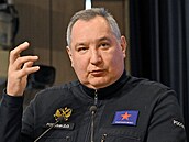 Šéf ruské vesmírné agentury Roskosmos Dmitrij Rogozin (26. května 2022)