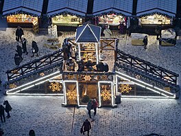Vánoní trhy na námstí Republiky v Plzni. (14. 12. 2022)