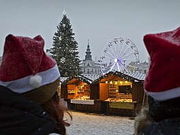 Vánoní trhy na námstí Republiky v Plzni. (14. 12. 2022)
