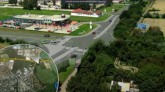 Severov�chodn� obchvat Pardubic bude k��it Hradeckou ulici, kde se po��t� s klasick�mi semafory.