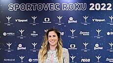 Ester Ledecká na vyhlá�ení ankety Sportovec roku.