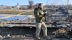 Reportér Tomá Kolaík v ukrajinském Bachmutu