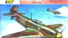 Polský plastikový model stíhacího letounu Jak-1/Jak-1M