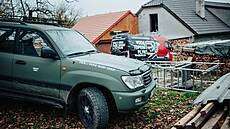 P�vodní podoba Toyoty Land Cruiser, se kterou fotograf Jan Stárek mí�í na...