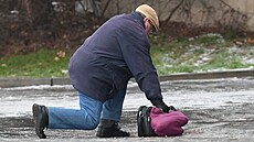 Ústí nad Labem v zajetí ledovky (20.prosince 2022)