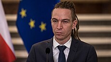 Tisková konference p�edsedy vlády Petra Fialy, který pokra�oval v bilan�ních...