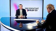 Hostem pořadu Rozstřel je kandidát na prezidenta Tomáš Zima. (21. prosince 2022)