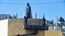 V Oděse odstranili památník zakladatelky města carevny Kateřiny II. Veliké....