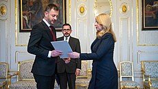 Slovenská prezidenta Zuzana aputová odebrala povení nad ministerstvem...