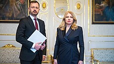 Slovenská prezidenta Zuzana Čaputová odebrala pověření nad ministerstvem...