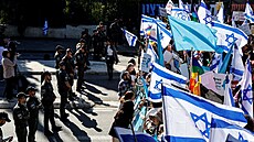 Izraelci protestují proti nastupující vlád premiéra Benjamina Netanjahua. (29....