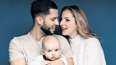 Dávid Hancko, Kristýna Plíšková a jejich syn Adam