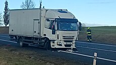 Nehoda na silnici z Prahy na Most