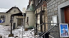 Prázdný objekt horského hotelu na vrcholku Klínovce