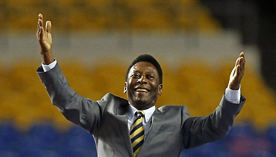 Brazilská fotbalová legenda Pelé.