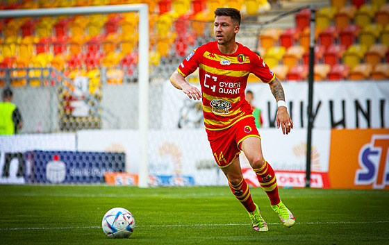 Tomá� P�ikryl v dresu Jagiellonie Bialystok