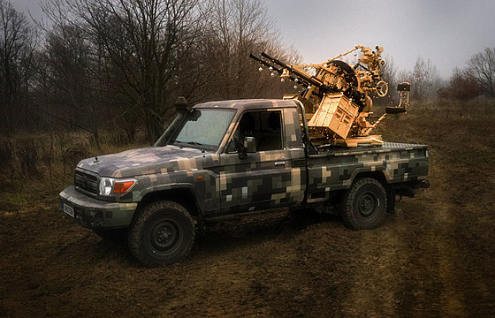 Mobilní protivzduná obrana Viktor pro Ukrajinu.