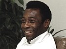 Pelé krátce po pestupu do New Yorku Cosmos v lét 1975.