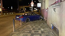 V Praze na Smíchov auto srazilo chodkyni. (31. prosince 2022)