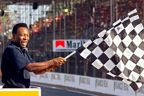 Pelé 31. 2002 na velké cen Brazílie v Sao Paulu. Závod vyhrál Michael...