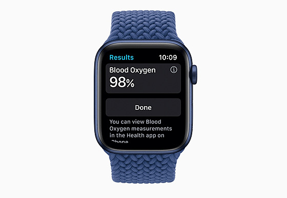 Apple Watch umí od modelu Series 6 zmit i okysliení krve.