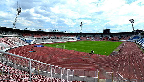 Stadion Evena Roického na Strahov.