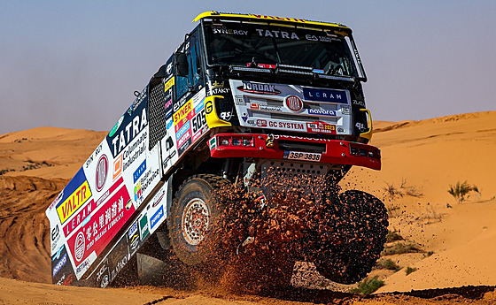 Jaroslav Valtr s Tatrou v 6. etap Rallye Dakar.