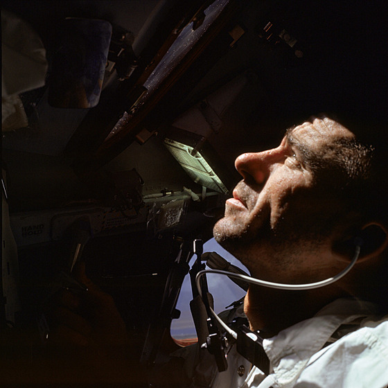 Walter Cunningham bhem mise Apollo 7