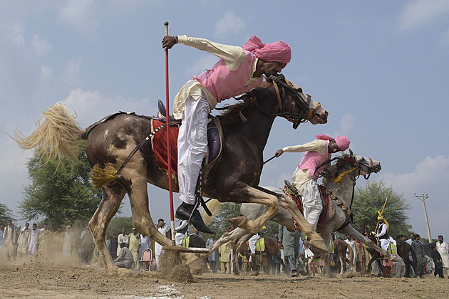 Neznámé sporty: neza bazi má kořeny v praxi indické kavalérie