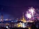 Oslavy nového roku 2023 v Liberci (1. ledna 2023)