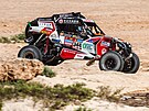 Posádka Aliyyh Kolocová, Stéphane Duplé na Rallye Dakar 2023.